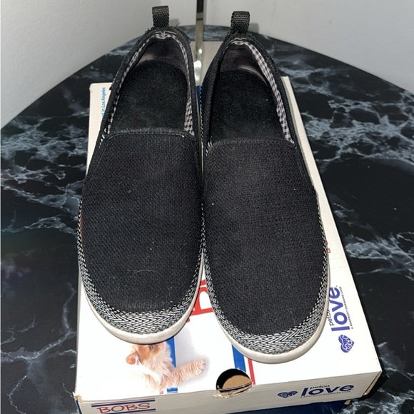 Skechers Women's Bobs-Flexpadrille Hi-Pleasant Harmony Espadrille Size 8.5 Black - Picture 2 of 9